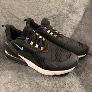 Nike Black and white AirMax 270